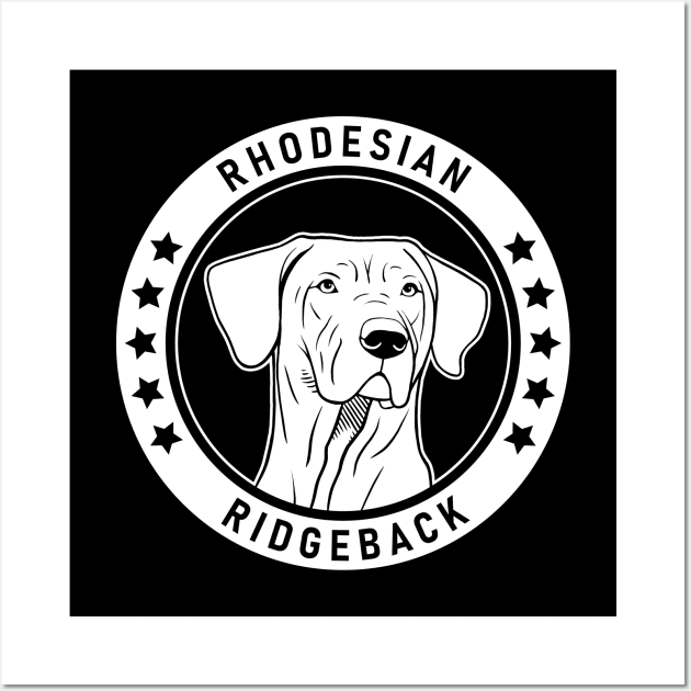 Rhodesian Ridgeback Fan Gift Wall Art by millersye